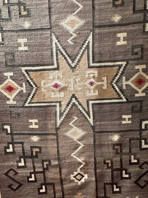 Antique Crystal Navajo weaving, Navajo rug for sale, authentic navajo weaving, telluride furnishings, telluride art gallery 