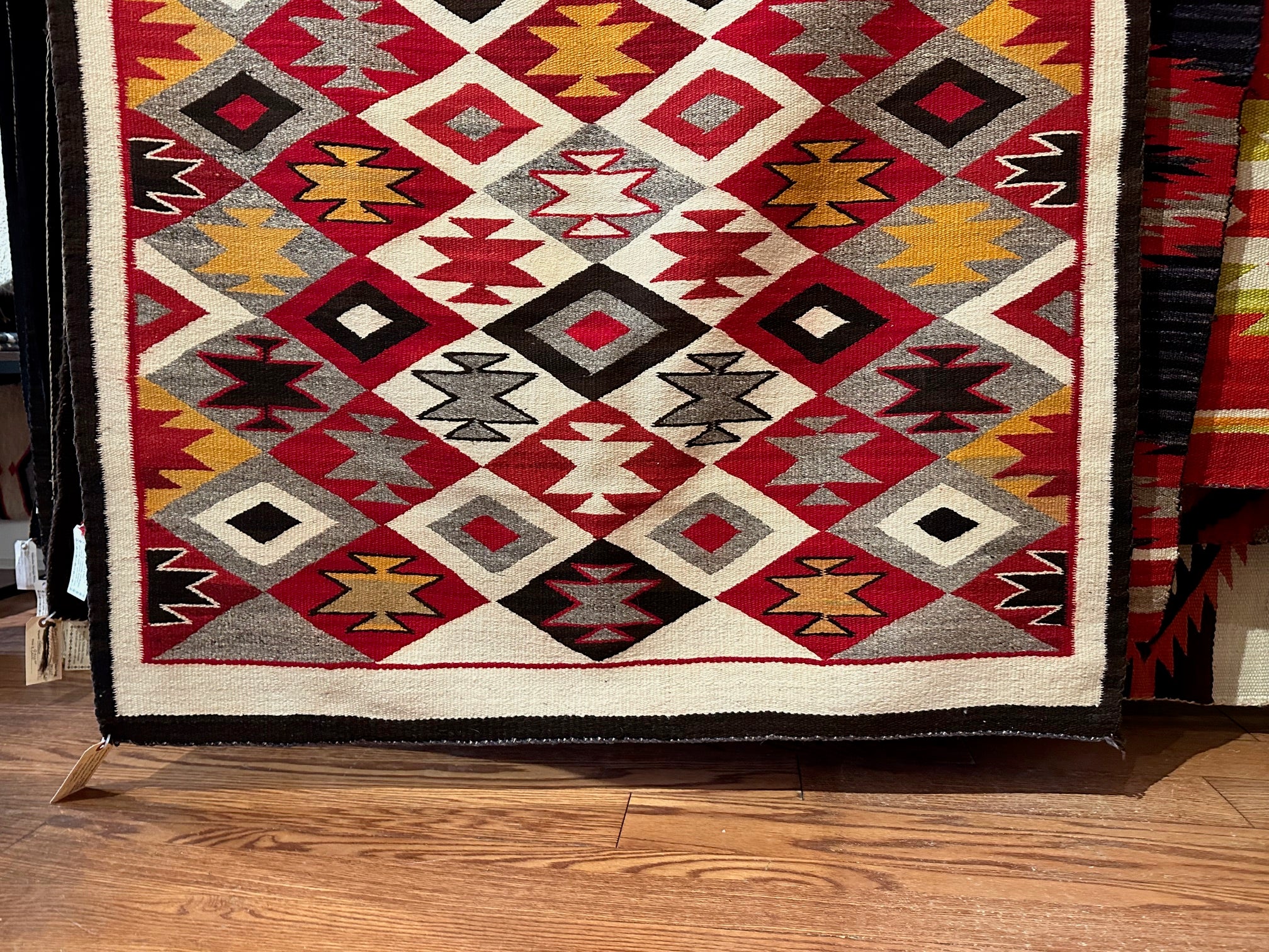 Antique Navajo Wearing blanket, authentic navajo rug for sale, telluride furnishings, telluride gallery 