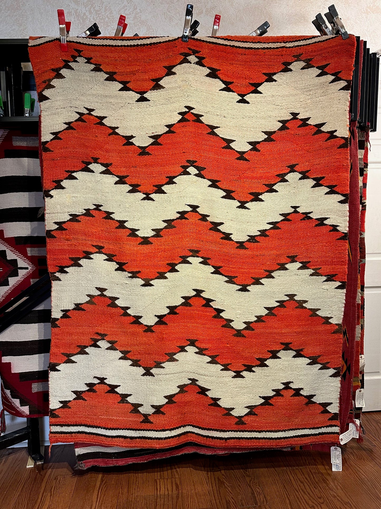 Antique Navajo Wearing Blanket, authentic navajo rug for sale, telluride furnishings, telluride art gallery 