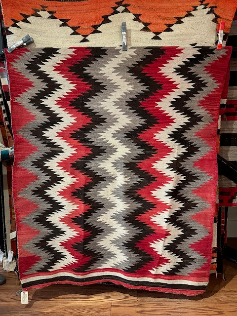 Antique Transitional Navajo Blanket, Navajo rug for sale, southwestern art, telluride art gallery