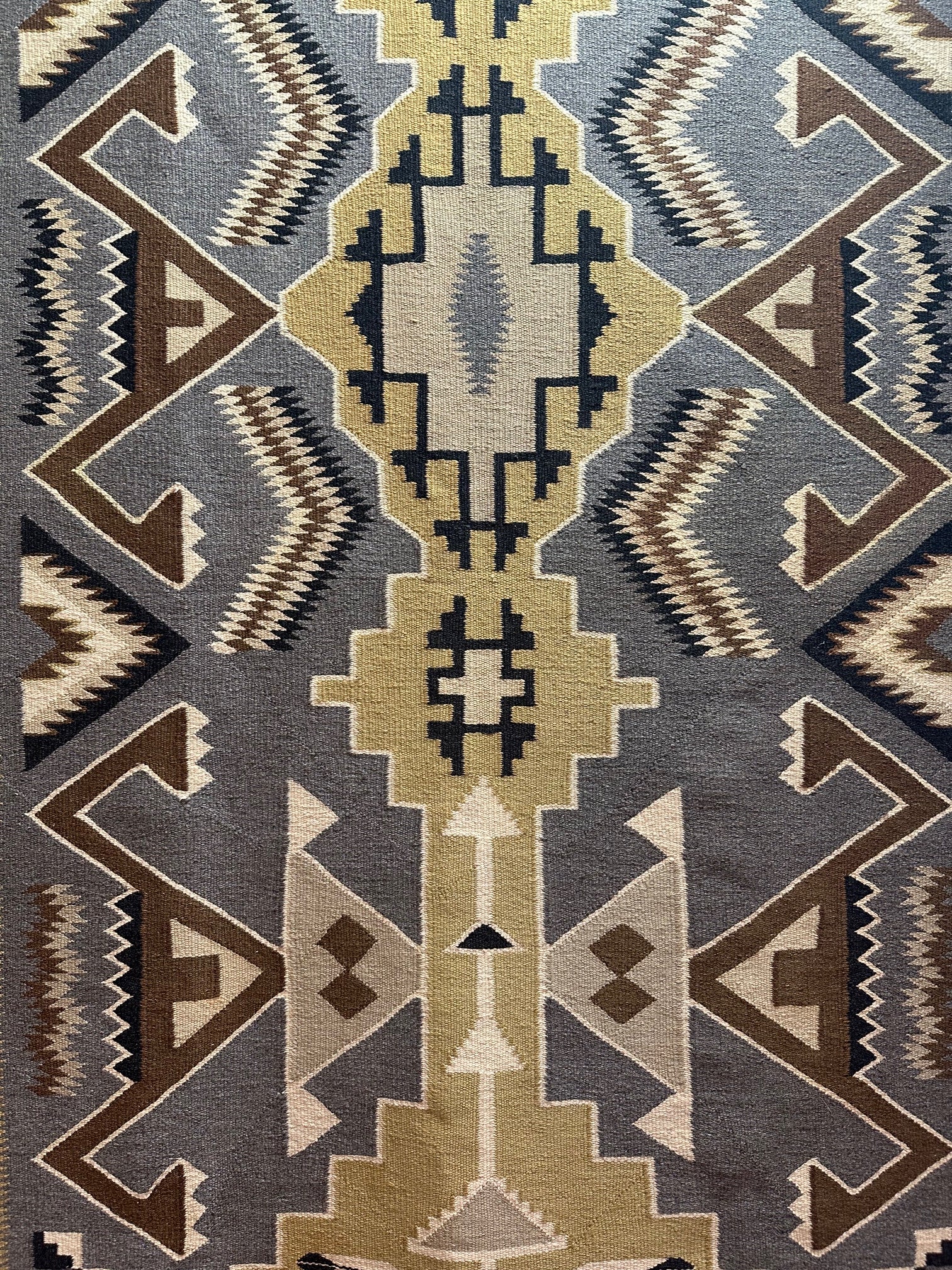 Vintage Large Navajo Teec Nos Pos, navajo rug for sale, vintage textiles, telluride art gallery 