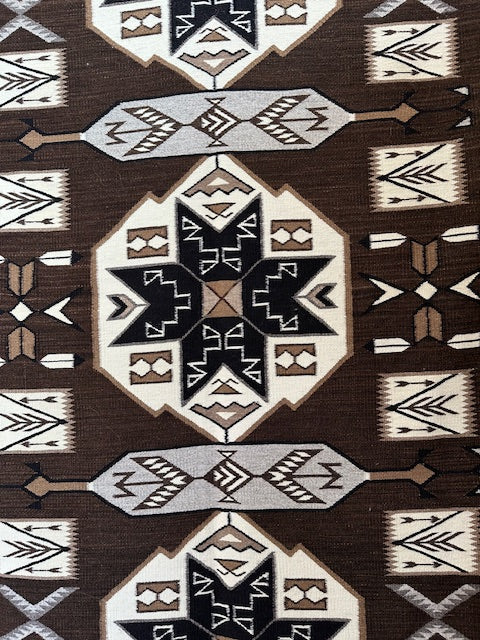 Cara Yazzie Gorman Very Fine Teec Nos Pos Navajo Weaving, authentic navajo rugs for sale, telluride gallery, telluride gift shop, native american art gallery