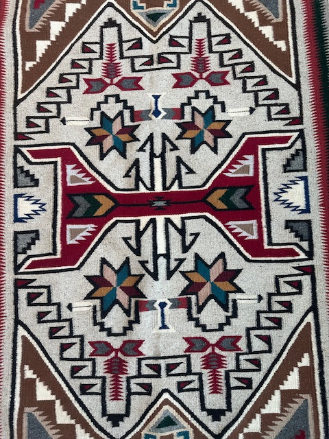Teec Nos Pos Navajo Rug 48.5 x 66.5"