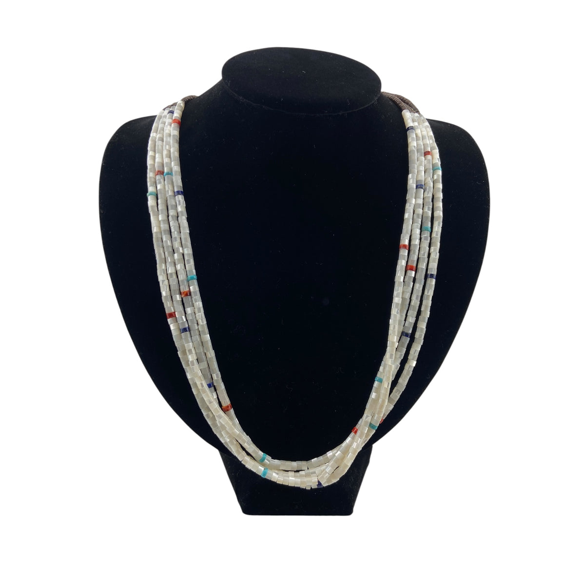 lita atencio, heishi bead, mother of pearl, kewa
