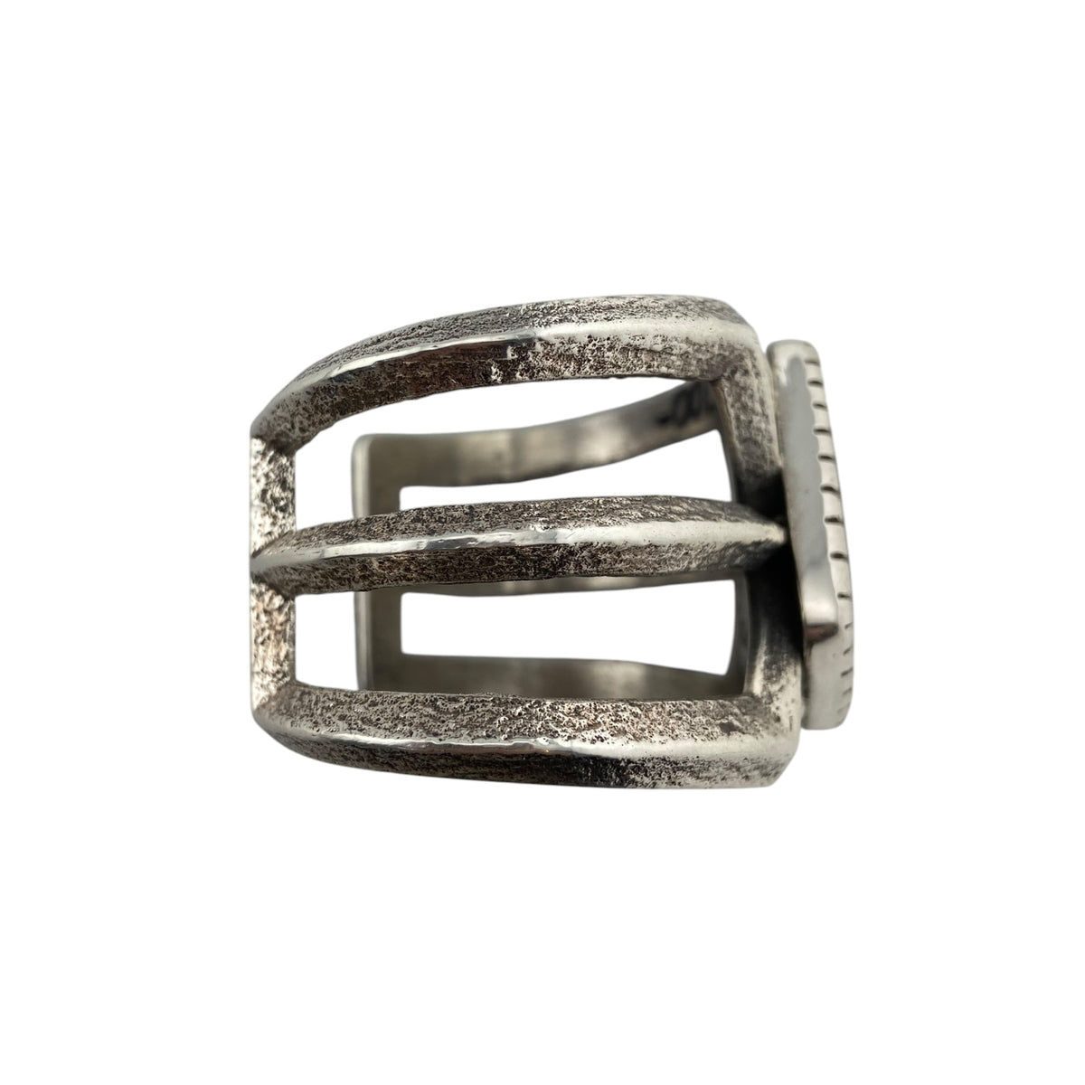 Gary Custer Navajo Tufa Cast Bracelet w/Picaso Marble