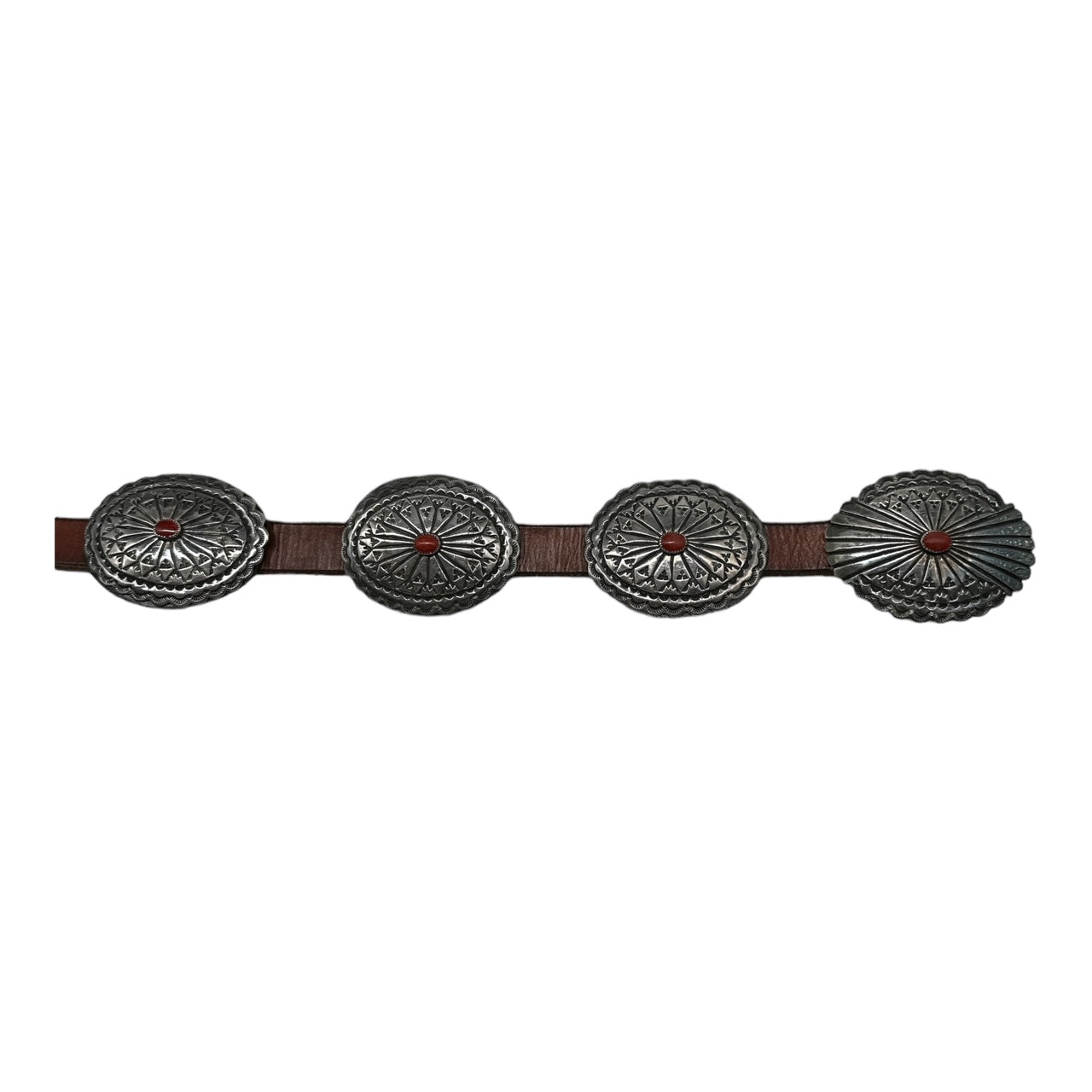 Navajo concho belt, native american jewelry for sale, indian jewelry, telluride, coral and silver belt