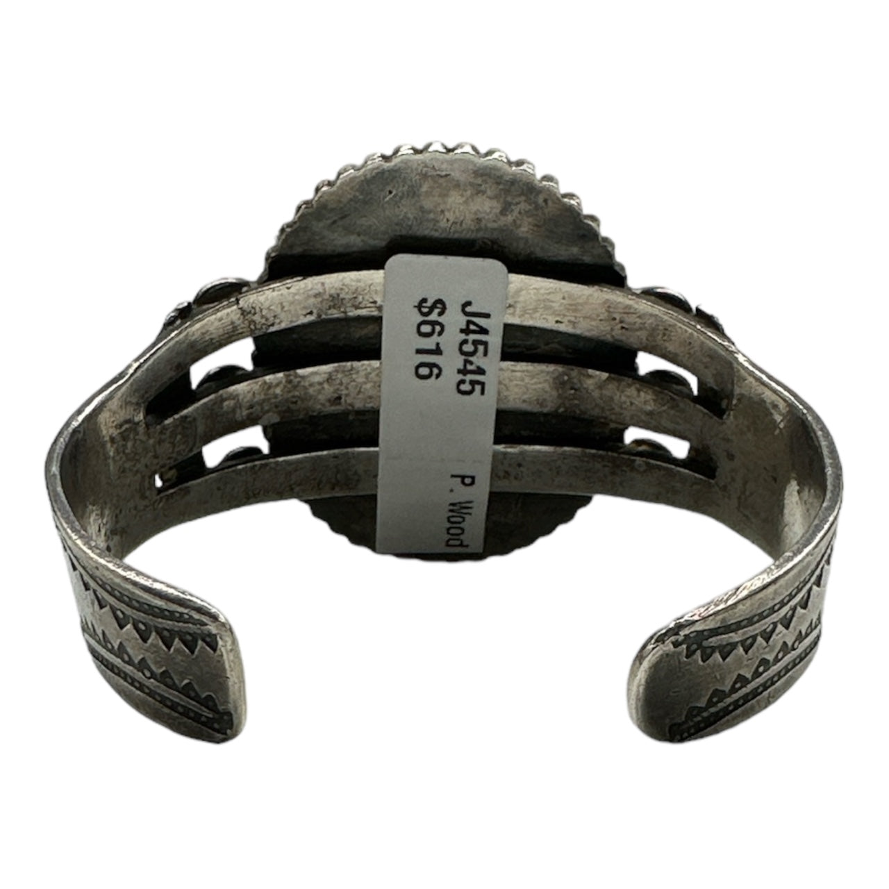 Vintage Petrified Wood Navajo Bracelet circa 1940s