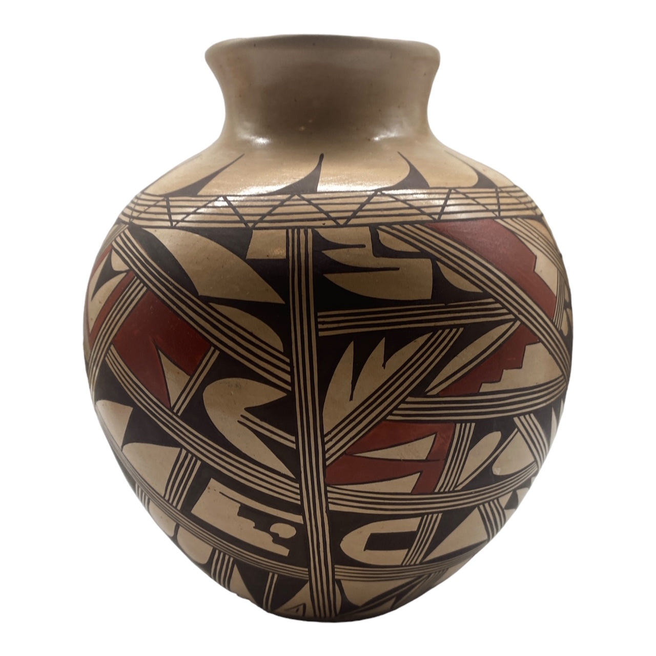 hopi pottery, hand coiled painted, telluride