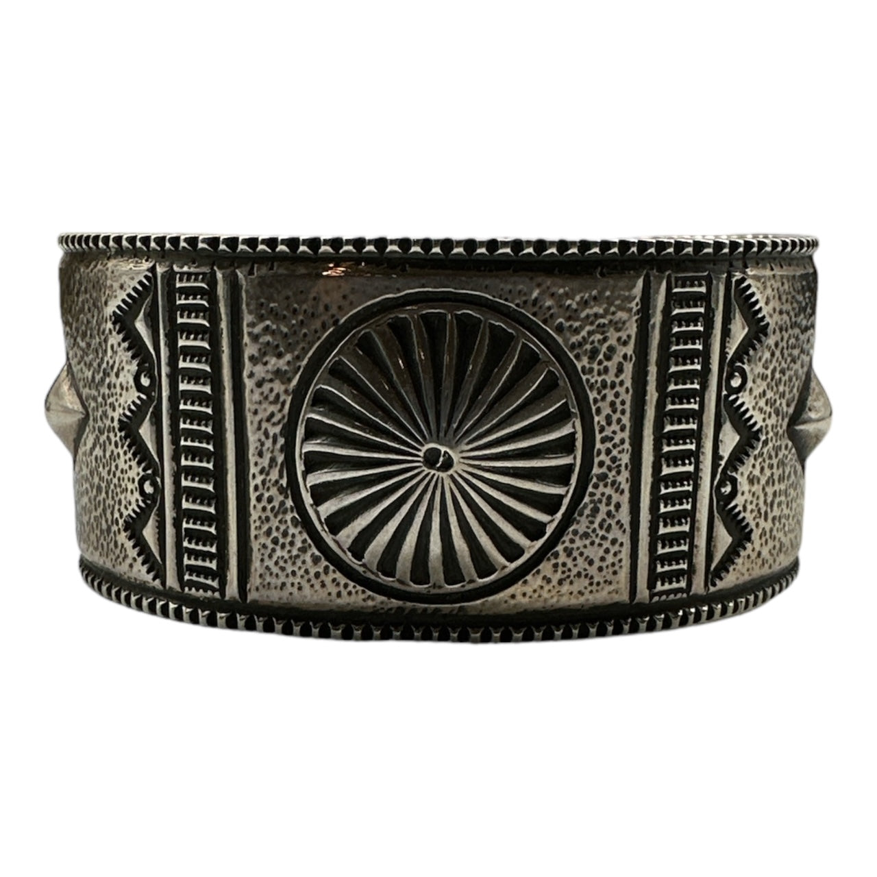 Edison Cummings navajo bracelet, silver jewelry, telluride 