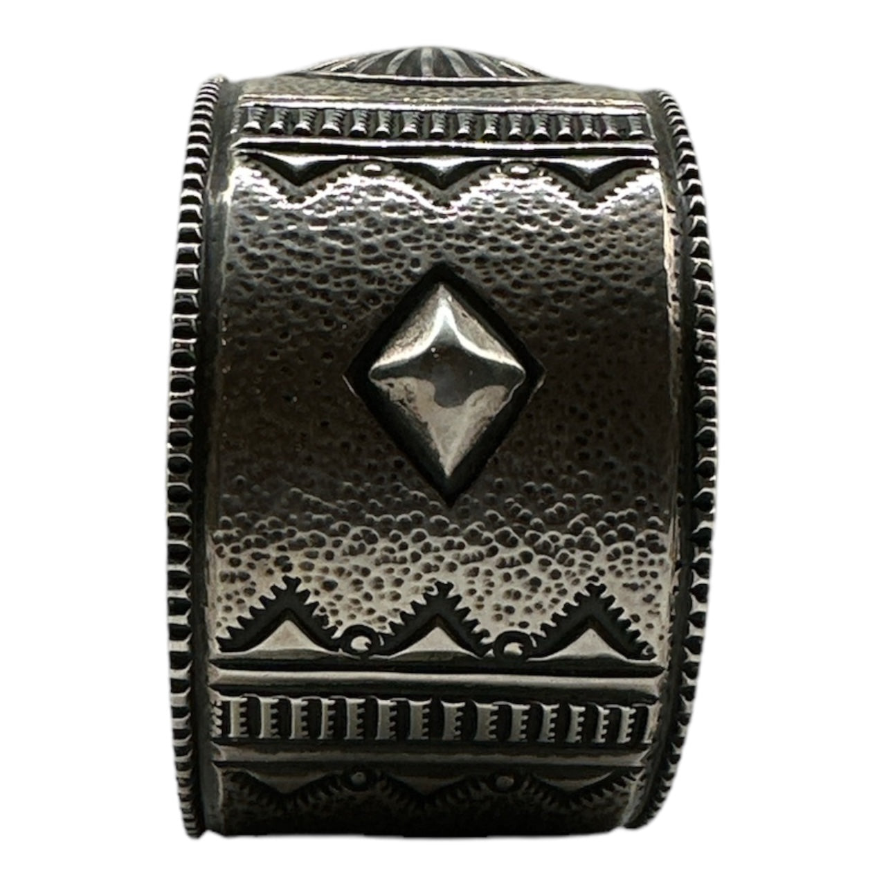 Edison Cummings navajo bracelet, silver jewelry, telluride 