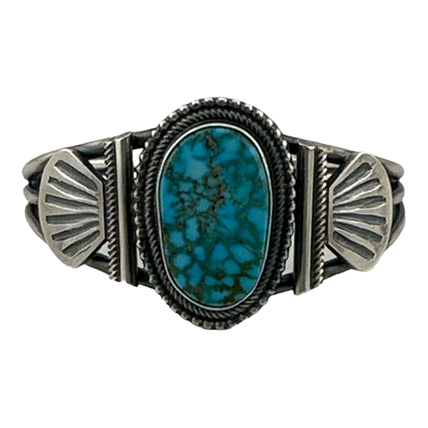 Leon Martinez Kingman Navajo Bracelet, Navajo Jewelry for Sale, Telluride Jewelry Store, Telluride Gallery, Telluride Gift Shop, Native American Jewelry for Sale 