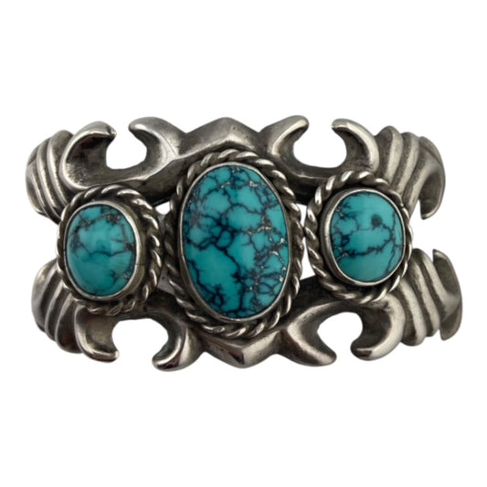 tufa cast bracelet, turquoise bracelet, Navajo jewelry, telluride jewelry shop, sterling silver cuff, turquoise jewelry