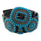 turquoise cluster. navajo vintage concho belt, leather, telluride jewelry store, turquoise belt, telluride gallery 