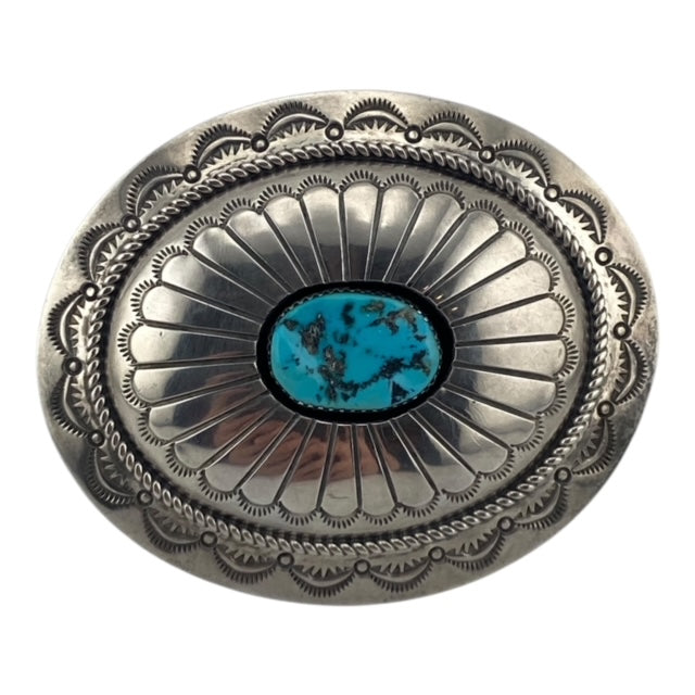 navajo belt buckle, sterling silver, turquoise, native american, jewelry store telluride