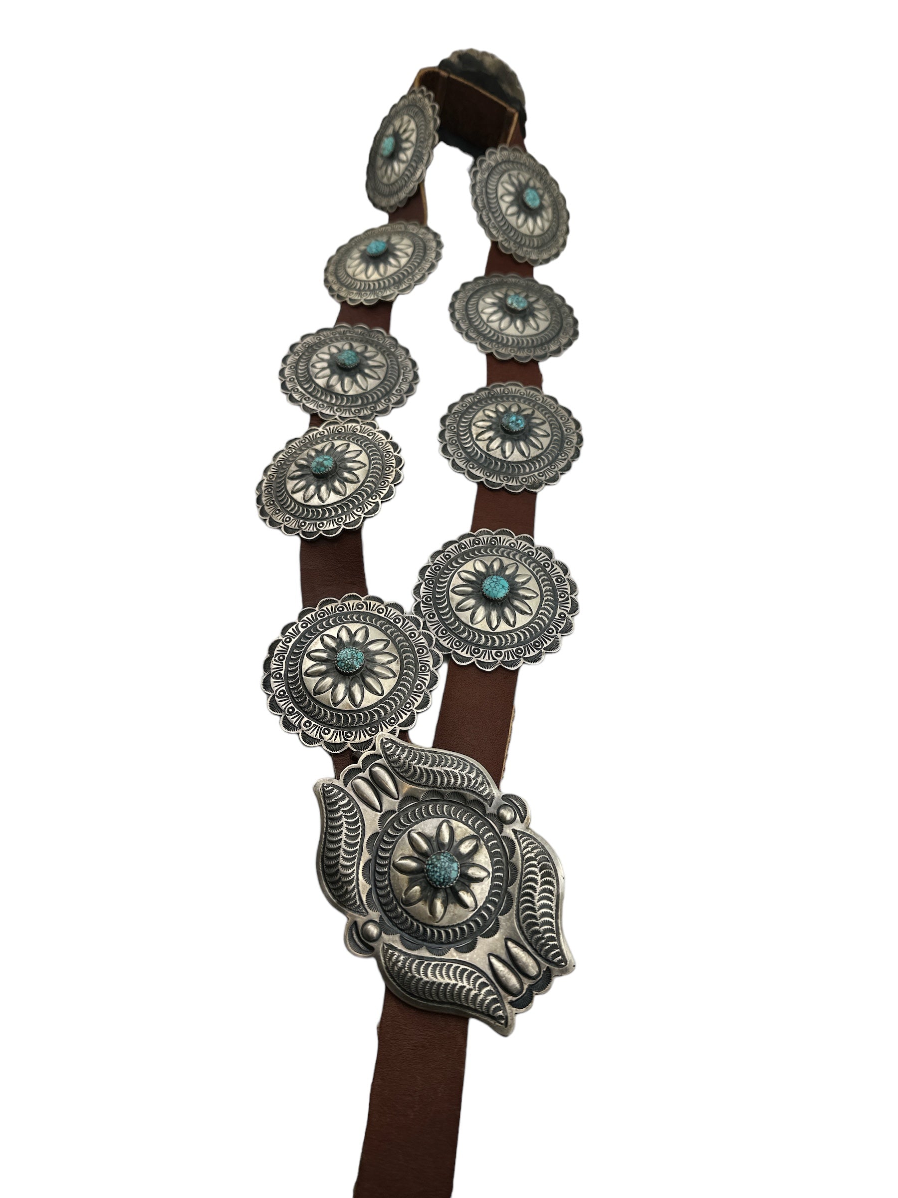 Tommie Charlie Navajo Concho Belt, Navajo jewelry for sale, Telluride jewelry store, telluride gallery