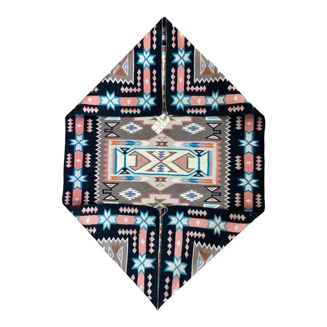 Teec Nos Pos pastel floor rug, c 1960s 42.5"x61"