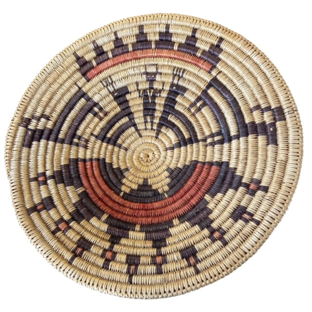 vintage navajo basket, woven basket, telluride jewelry store, native american store