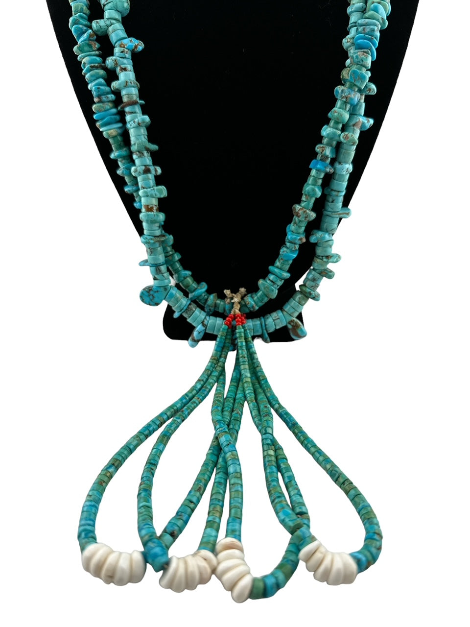 Vintage native american turquoise with navajo online beads