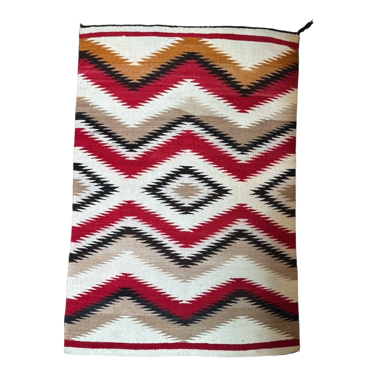 Vintage Eye Dazzler Navajo Weaving, authentic navajo rug for sale, telluride gallery, telluride home furnishings, telluride gift shop