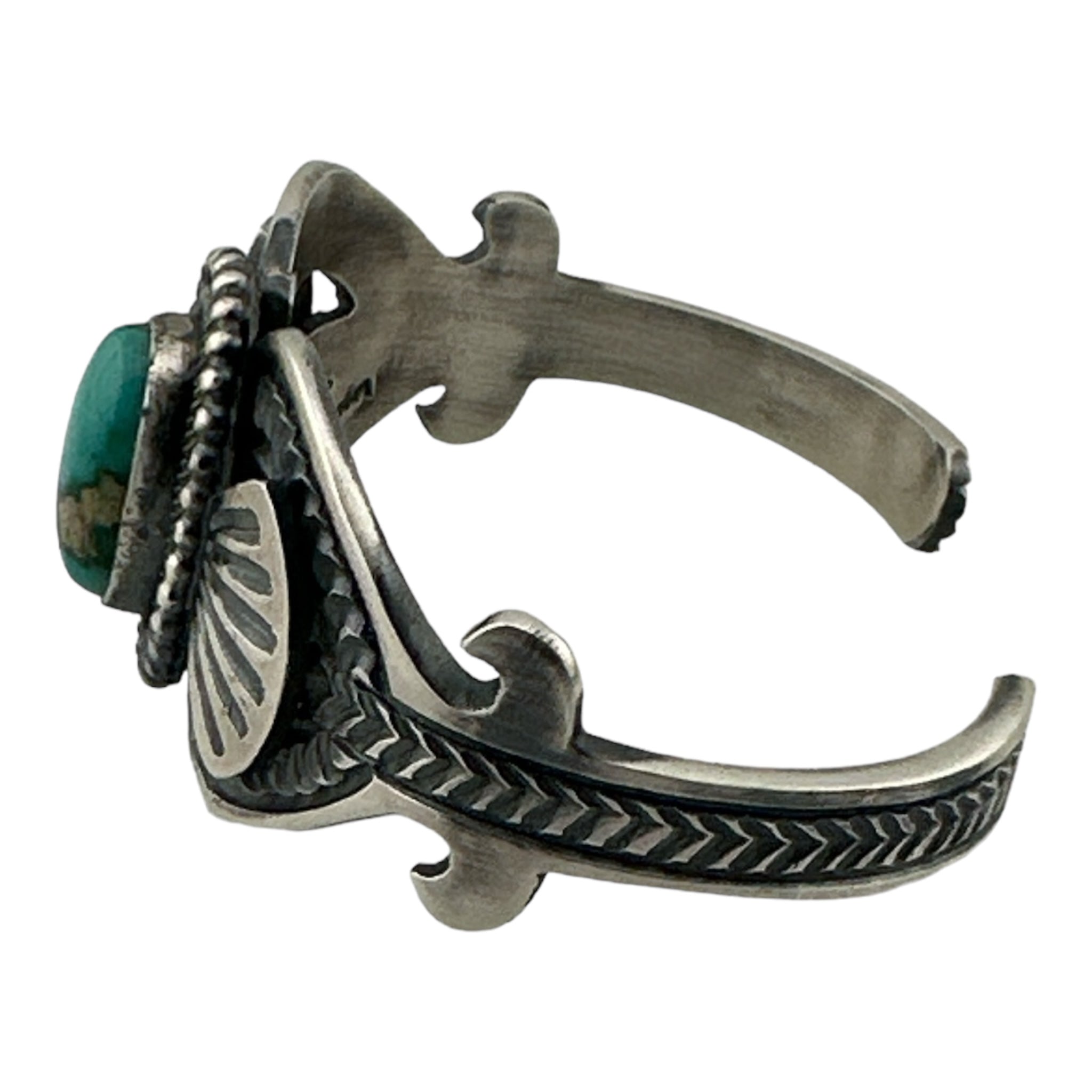 Leon Martinez Turquoise Navajo Bracelet, Navajo Jewelry for Sale, Telluride Jewelry Store, Telluride Gallery, Telluride Gift Shop, Native American Jewelry for Sale 