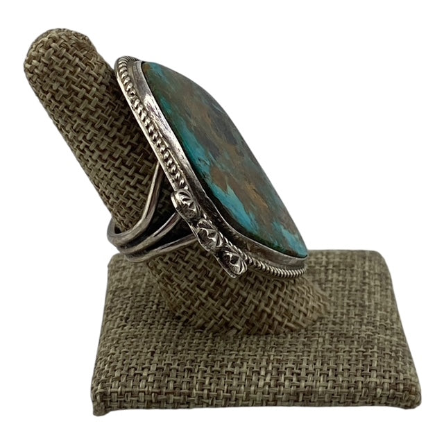 Marcella James Pilot Mountain Navajo Ring
