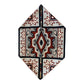 Vintage 1970's Snowflake Ganado Navajo Weaving - 36.5"x58"