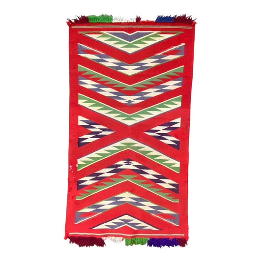 navajo weaving, germantown, childs blanket, antique, telluride gallery