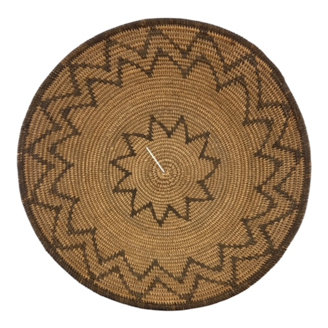 apache basket, woven native american basket, jewelry store telluride