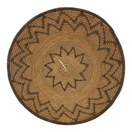 apache basket, woven native american basket, jewelry store telluride