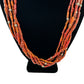 Vintage coral Navajo necklace, authentic navajo jewerly for sale, telluride jewelry store, telluride gift shop