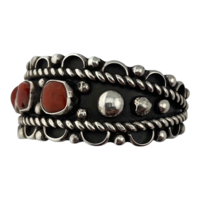 Peter Morgan Coral Navajo Bracelet