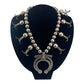 Vintage Navajo Squash Blossom Necklace