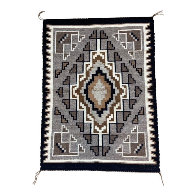 Mary Henderson Two Grey Hills Navajo Weaving 19.5