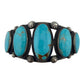 Kingman Turquoise Navajo Bracelet - Att. Jessie Claw, navajo jewelry for sale, jewelry store telluride, turquoise jewelry for sale, art gallery telluride, gift shop telluride 