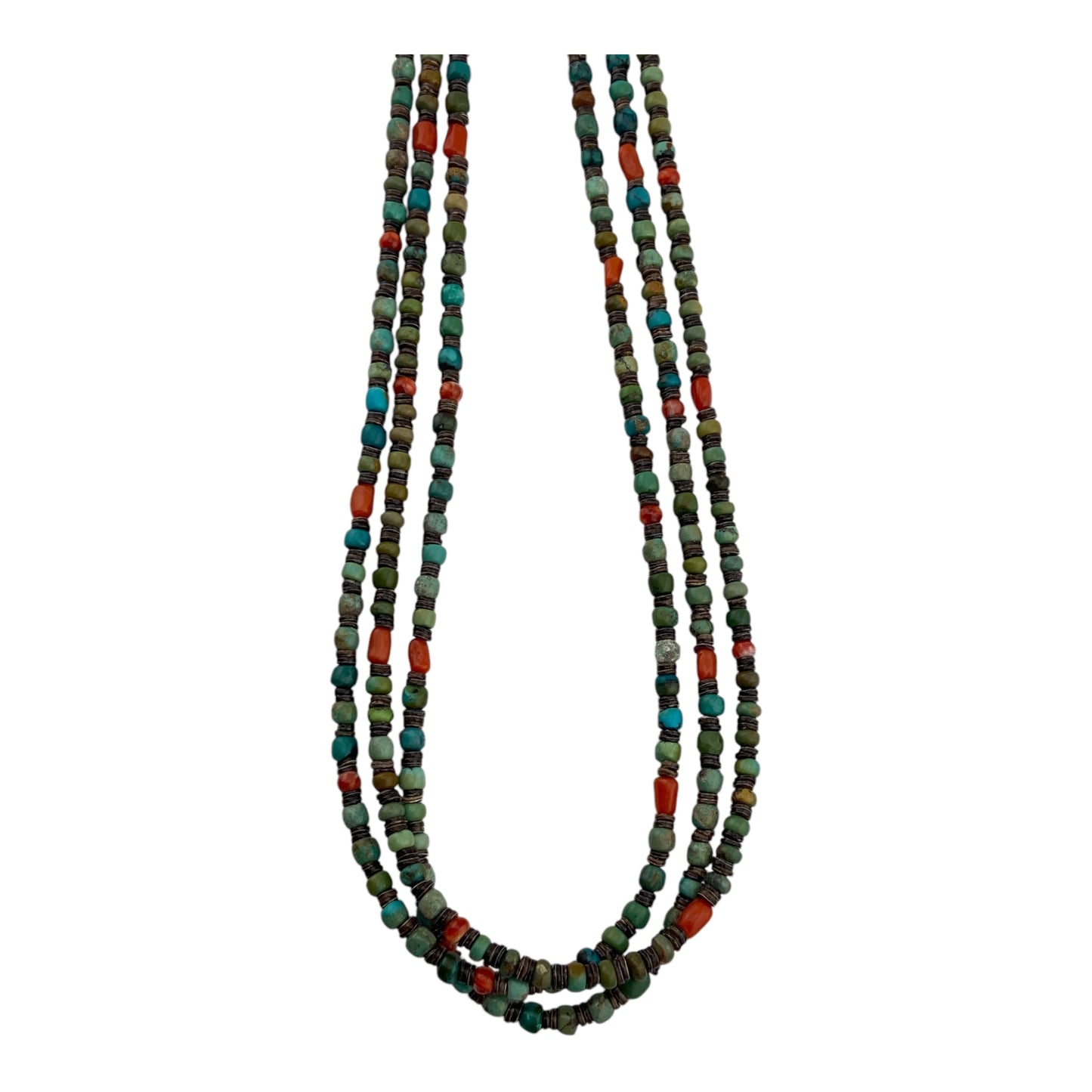 Mary & Everett Teller Multi Stone 3 Strand