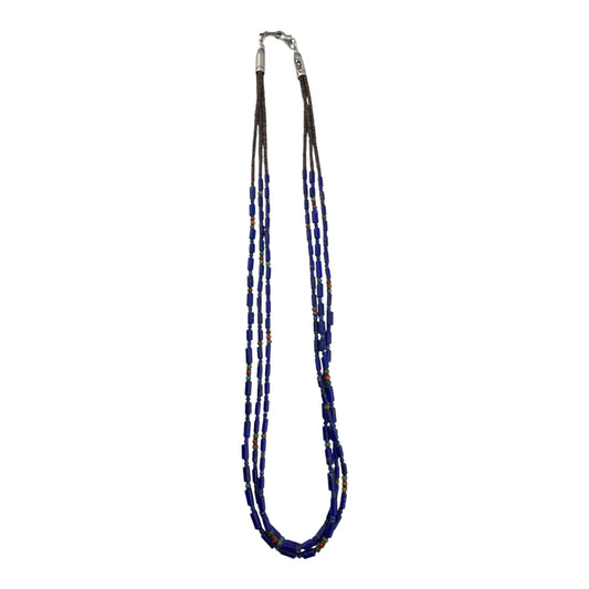 lapis, necklace, navajo jewelry, native american jewelry, heishi beads, jewelry store telluride