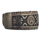 Lucian Koinva Hopi Overlay Sunface and Turtle Bracelet