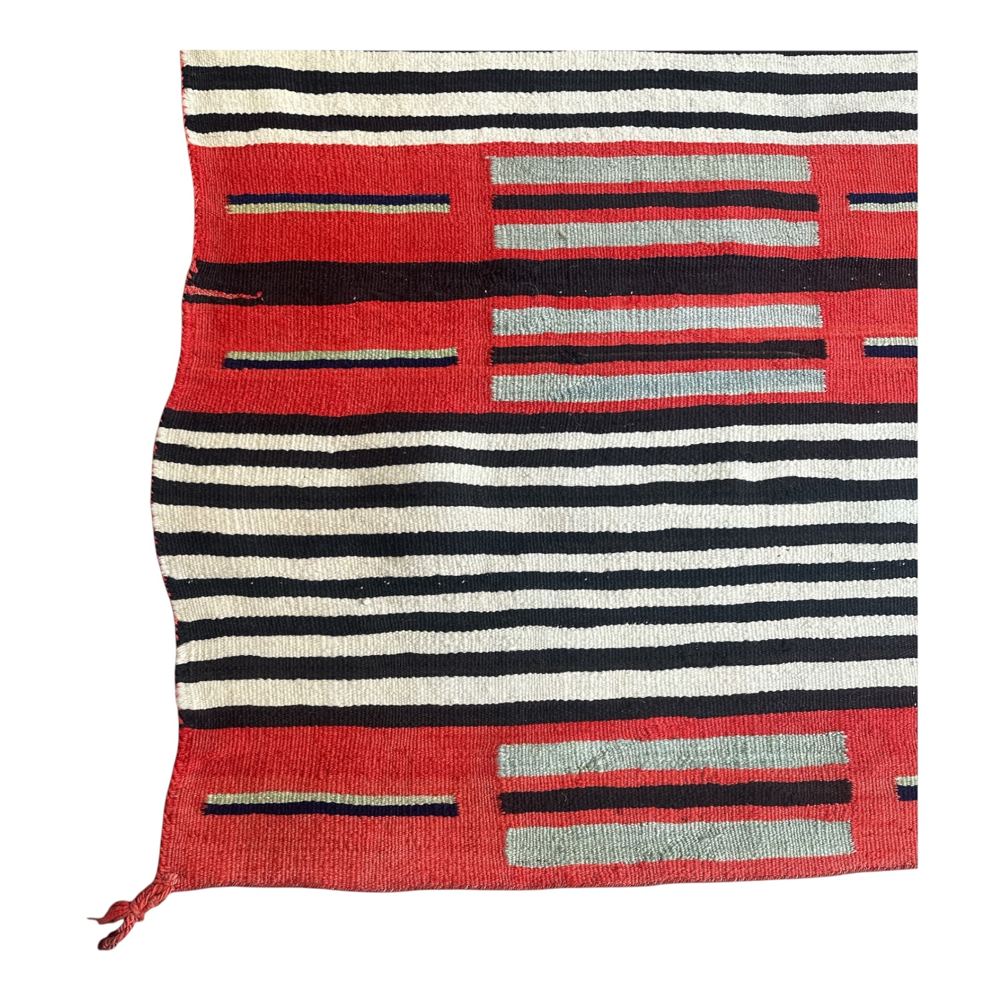 Antique 2nd Phase Navajo Chief Blanket c. 1880s - 57"x45"