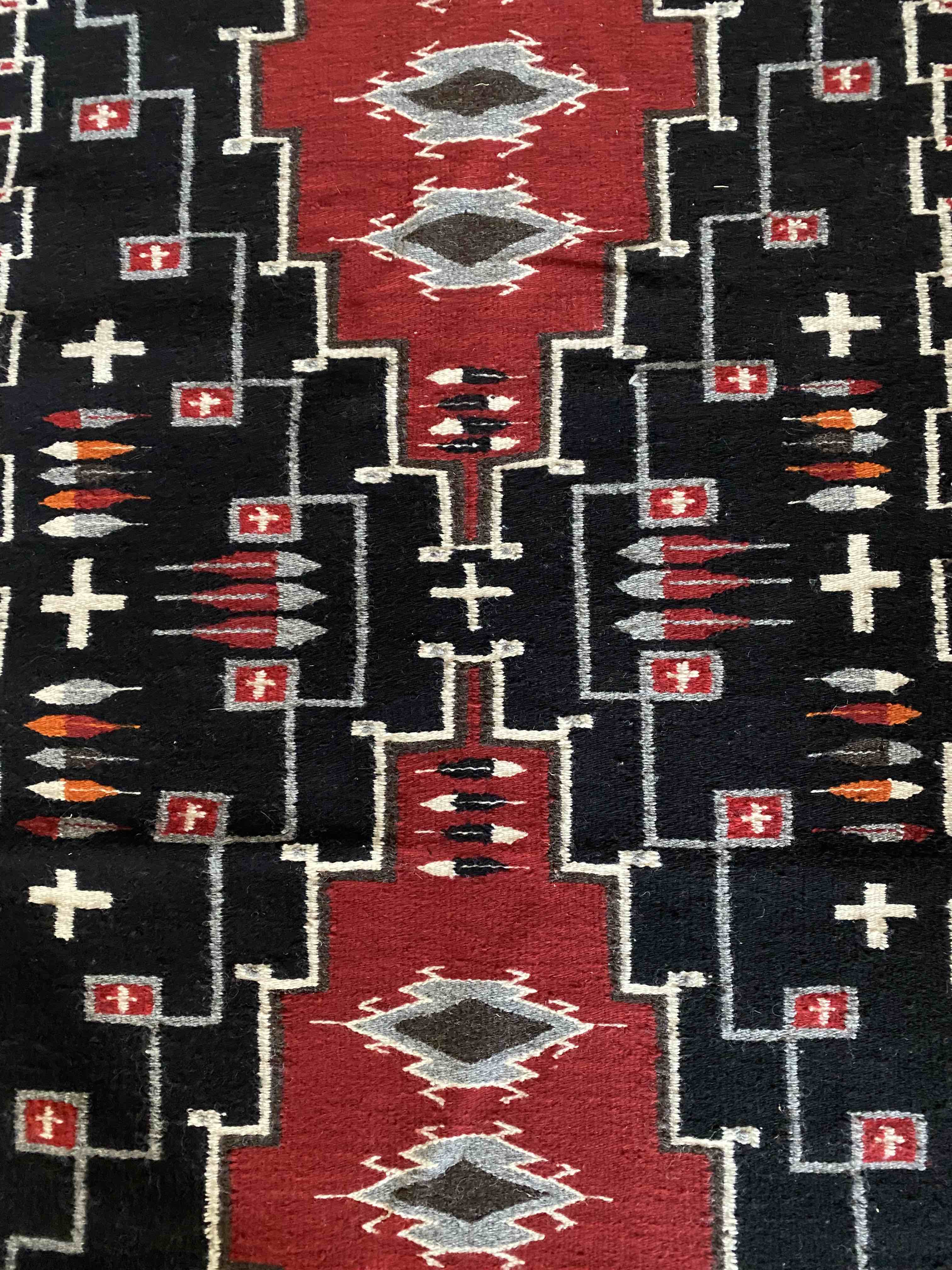 Loretta Grey Crystal Pictoral Weaving 38"x74"