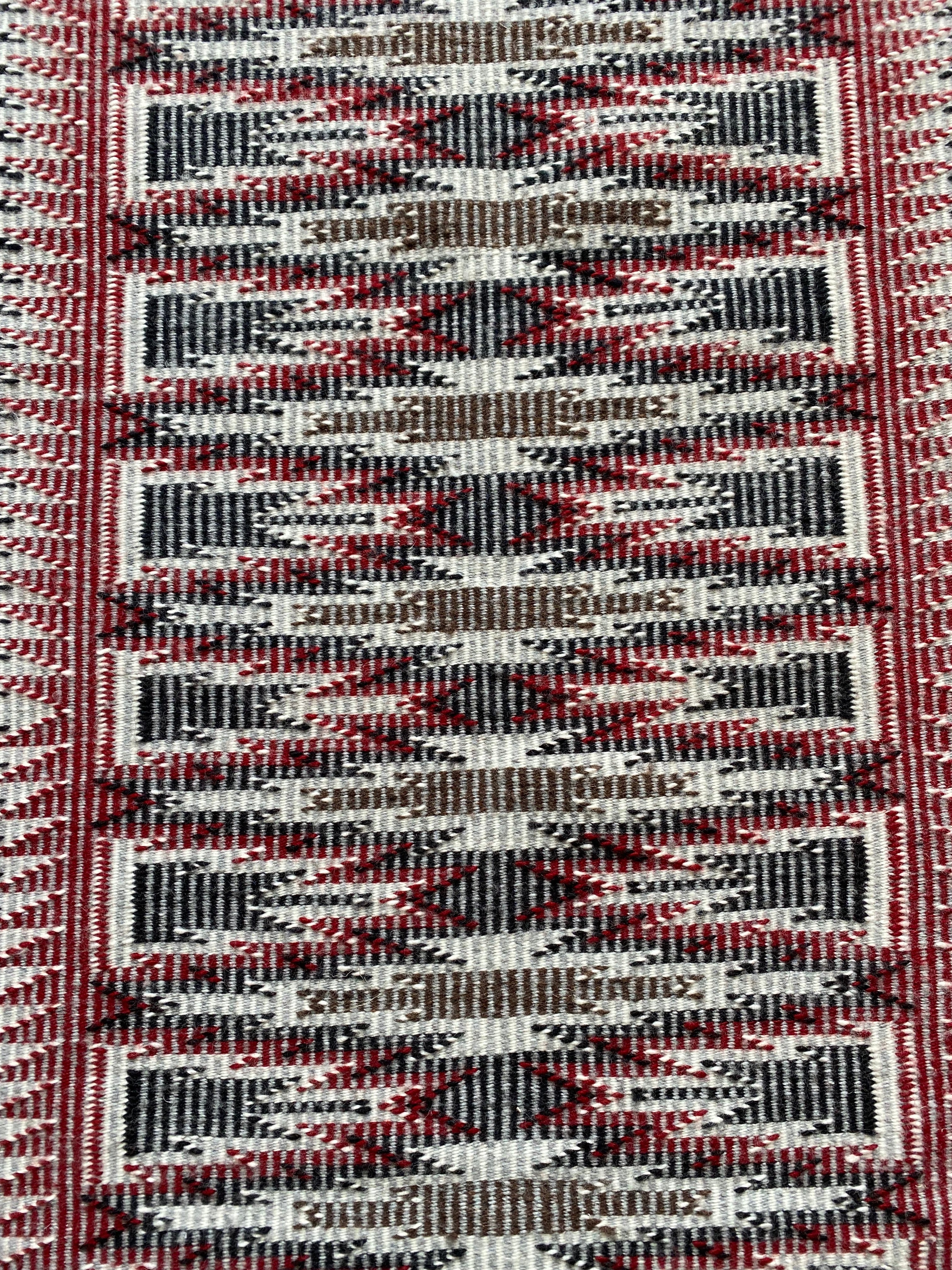 Charmaine Tsosie Raised Outline/Eye Dazzler Navajo Weaving - 23" x 35"