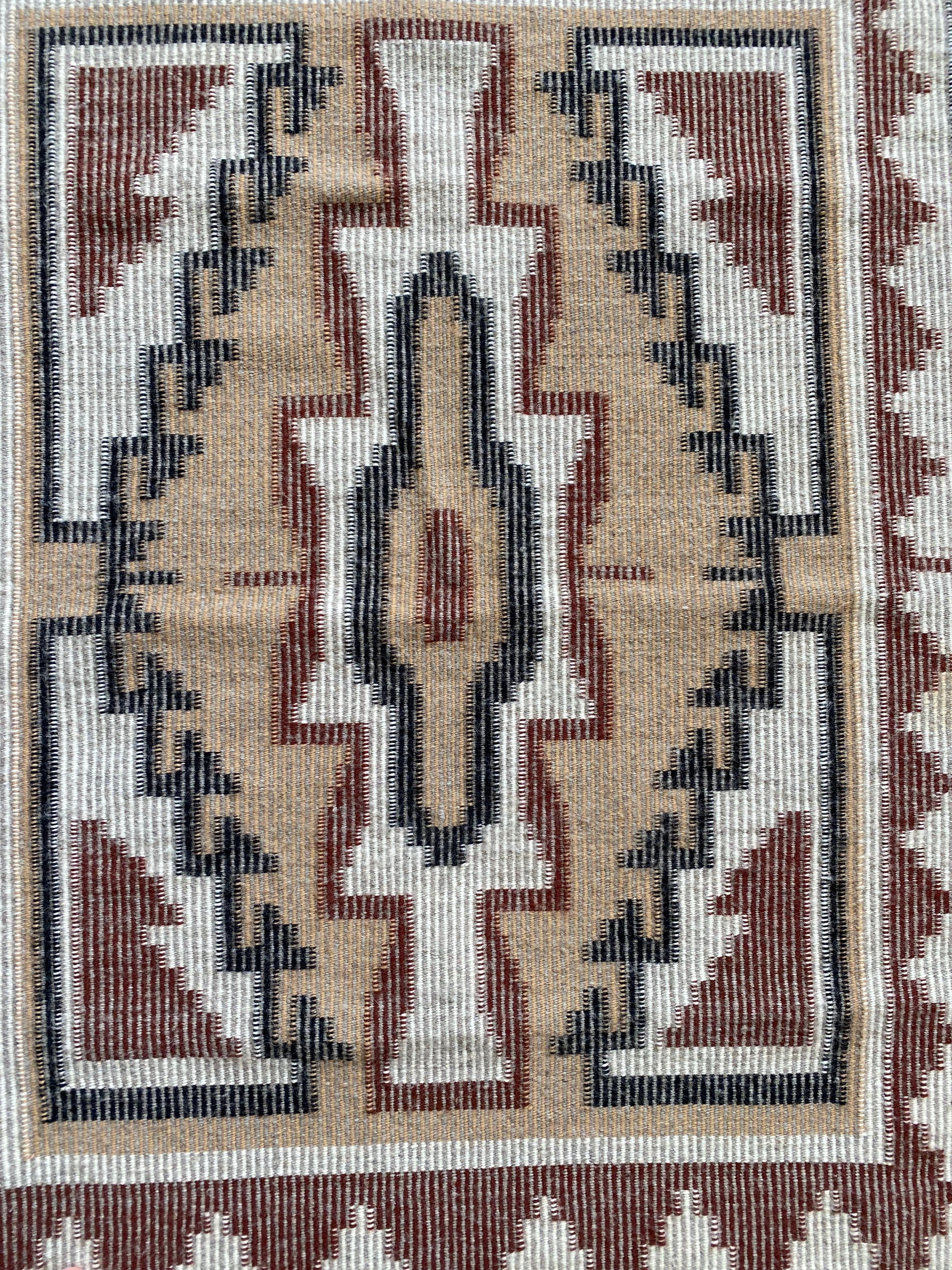 Coal Mine Mesa Raised Outline Weaving - 30" x 41"