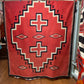 Antique Hubbell Double Diamond Red Germantown Navajo Weaving, navajo rug for sale, authentic navajo weaving, telluride furnishings, telluride art gallery 