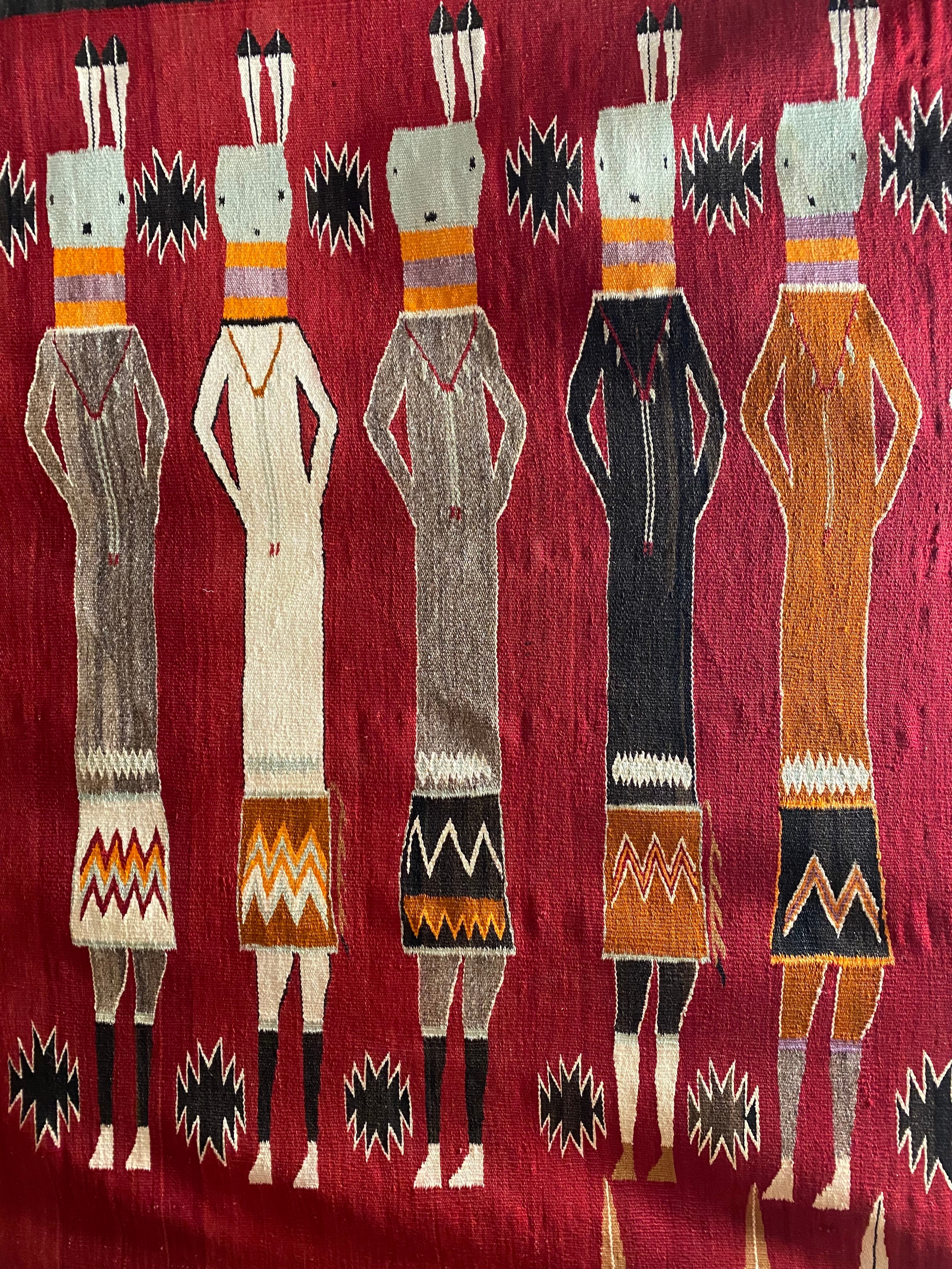 Vintage Yei 57" x 83"