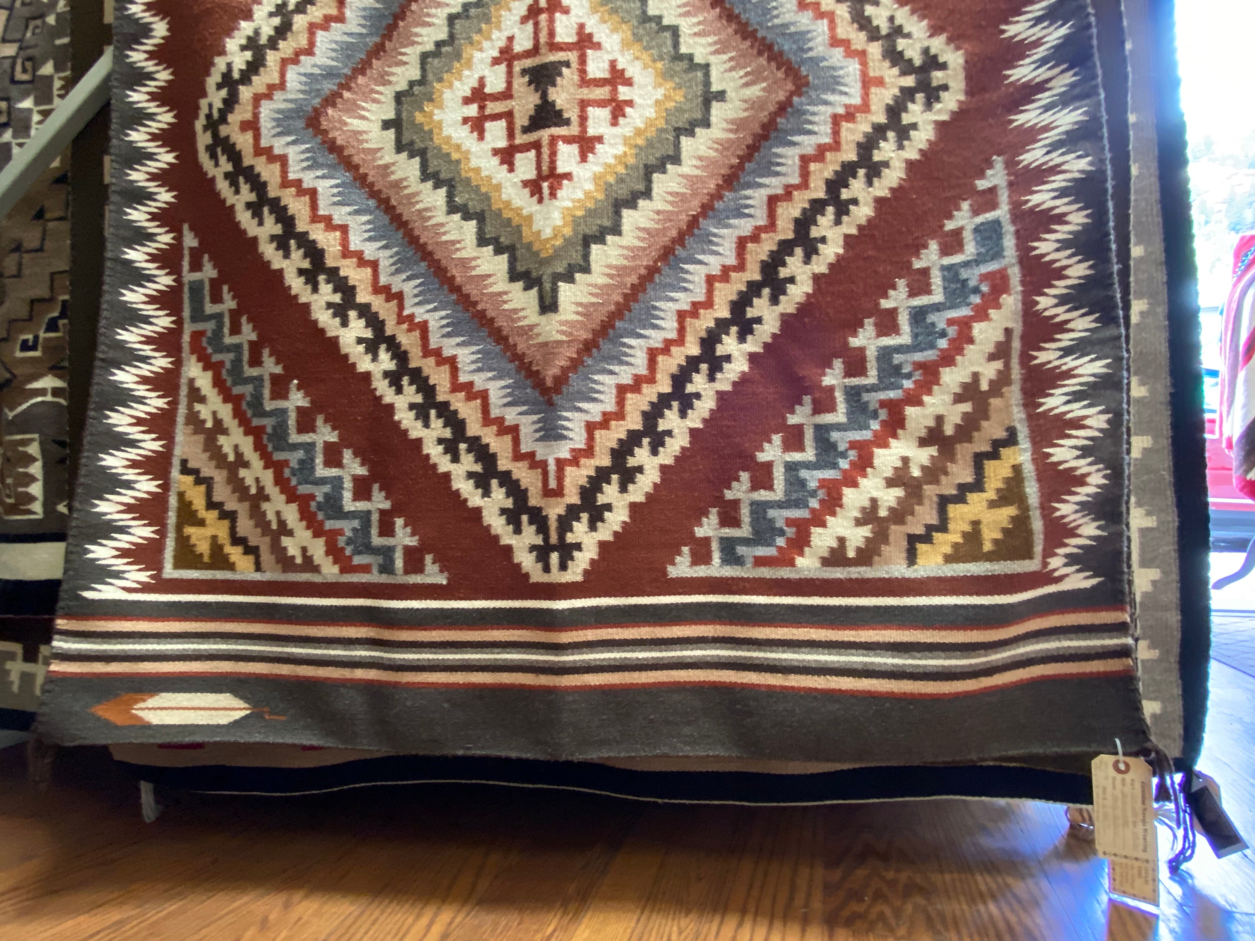 Navajo weaving for sale, Navajo rug for sale, navajo Burntwater weaving, telluride gallery, native american art