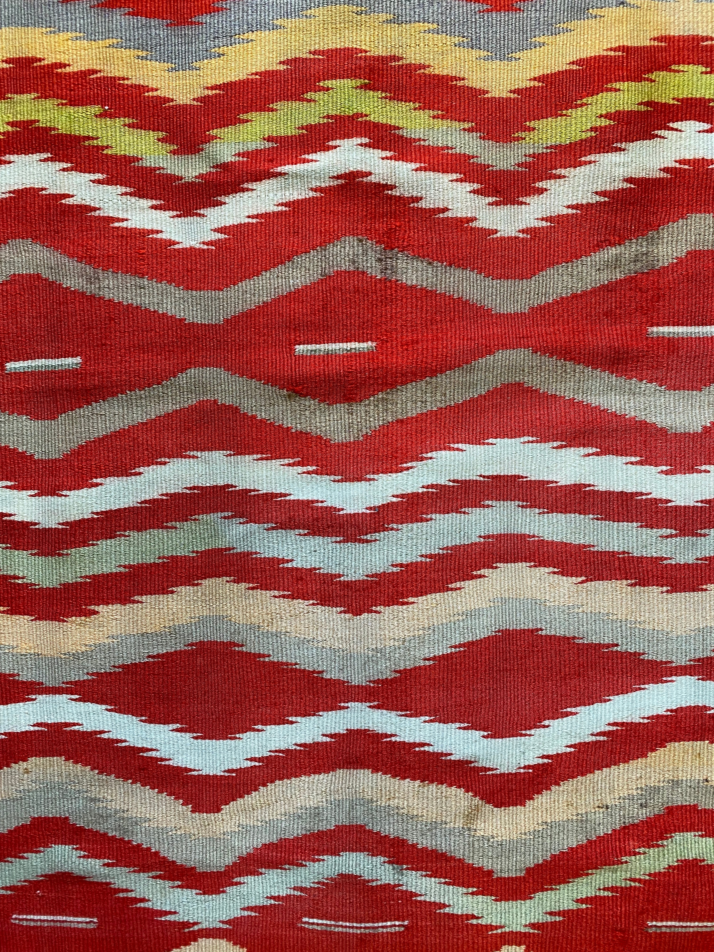 Antique Navajo Germantown Child's Blanket Weaving, navajo rug for sale, authentic navajo weaving, telluride furnishings, telluride art gallery 