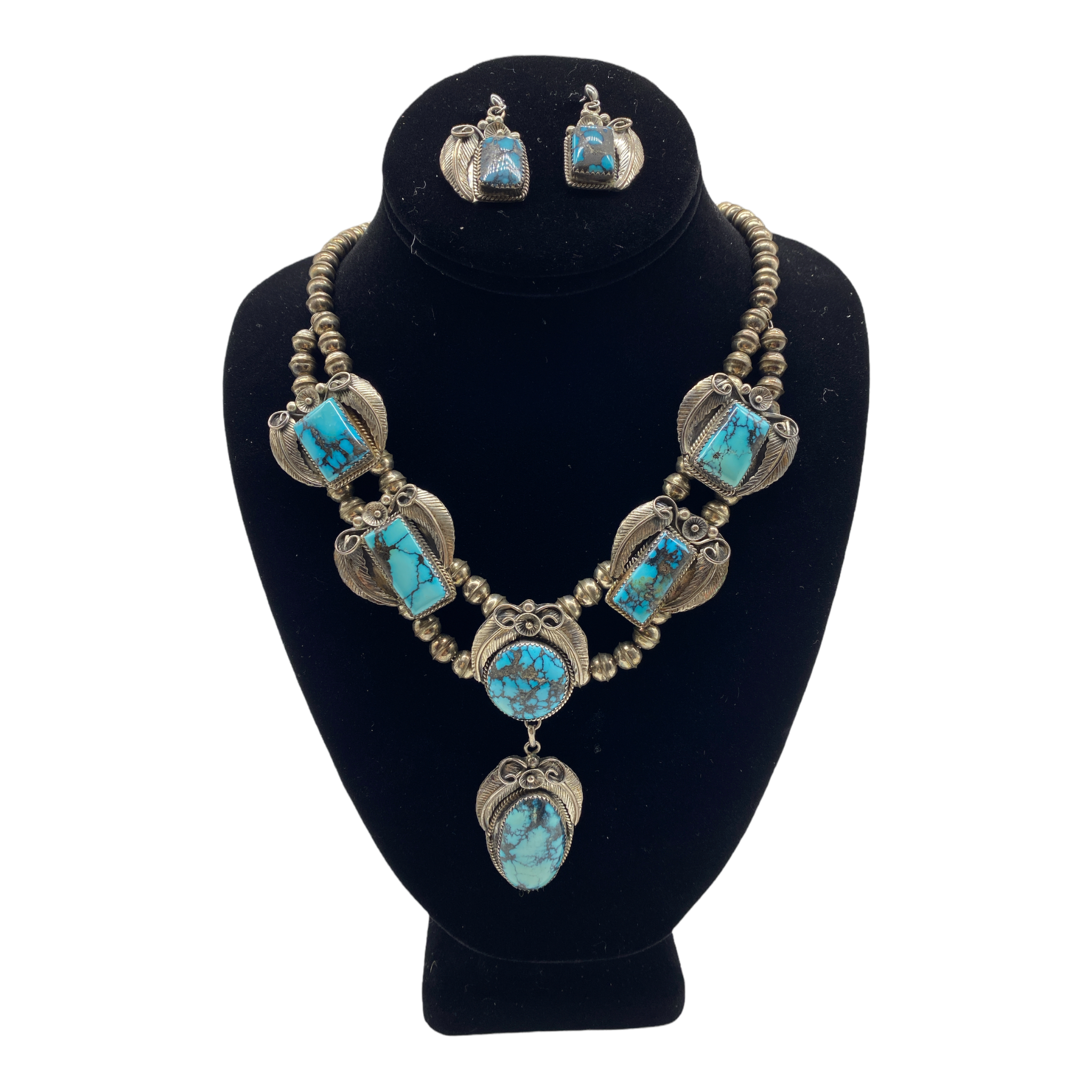 Navajo Necklace and Earring Set