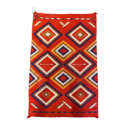 Antique Navajo Germantown Eye Dazzler Weaving, navajo rug for sale, authentic navajo weaving, telluride furnishings, telluride art gallery
