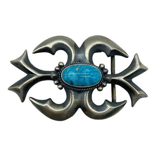 Harrison Bitsue Tufa Cast Navajo Buckle