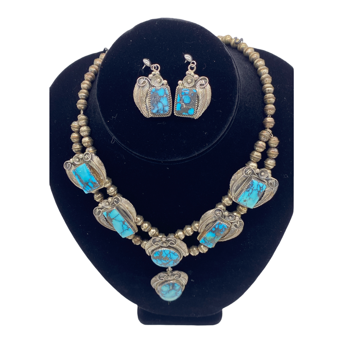 Navajo Necklace and Earring Set