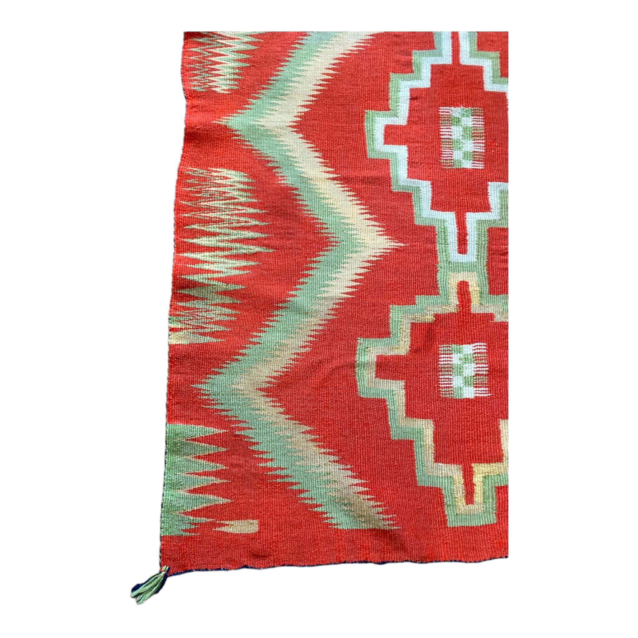 Antique Germantown and Raveled Flannel Navajo Weaving, navajo rug for sale, authentic navajo weaving, telluride furnishings, telluride art gallery